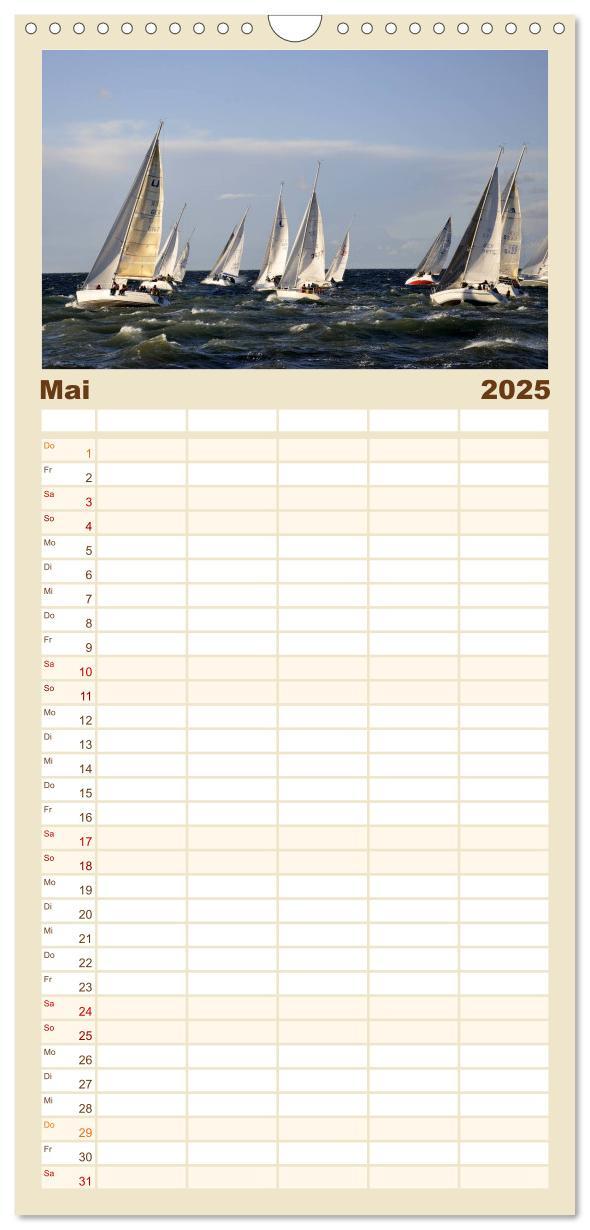 Bild: 9783457124918 | Familienplaner 2025 - Die Ostsee mit 5 Spalten (Wandkalender, 21 x...