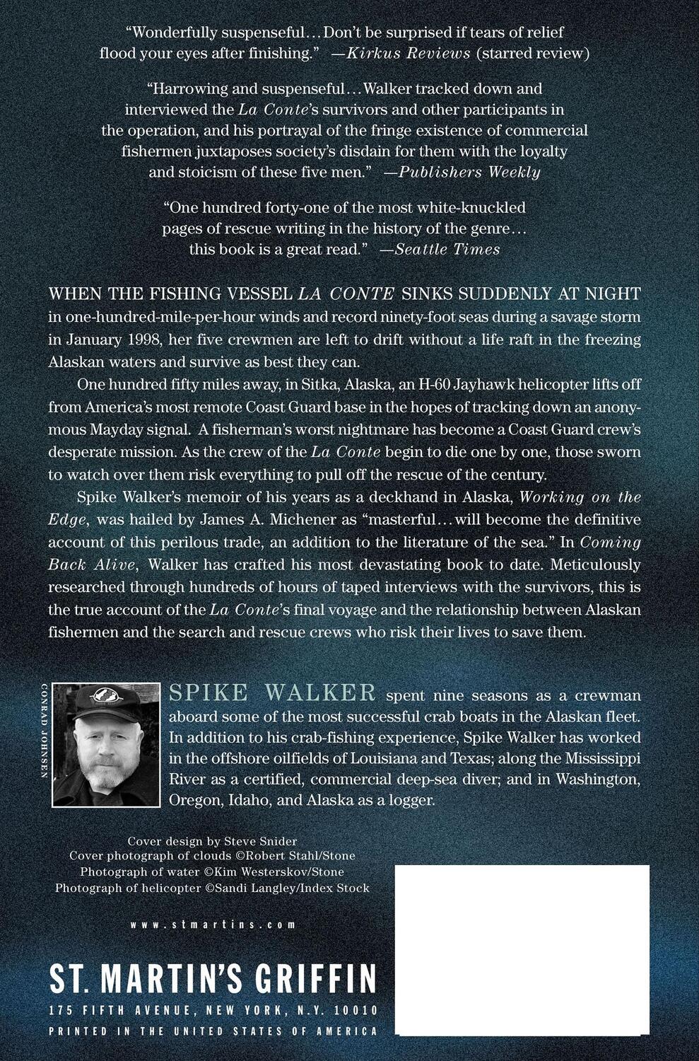 Rückseite: 9780312302566 | Coming Back Alive | Spike Walker | Taschenbuch | Paperback | Englisch