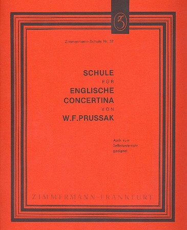 Cover: 9790010800370 | Schule für Concertina (englische) | W. F. Prussak | Schulen | Buch