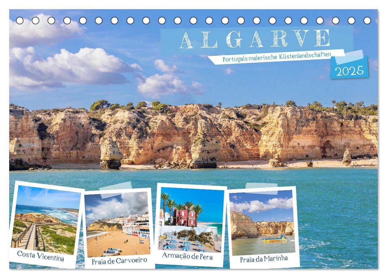 Cover: 9783383971266 | Algarve - Portugals malerische Küstenlandschaften (Tischkalender...