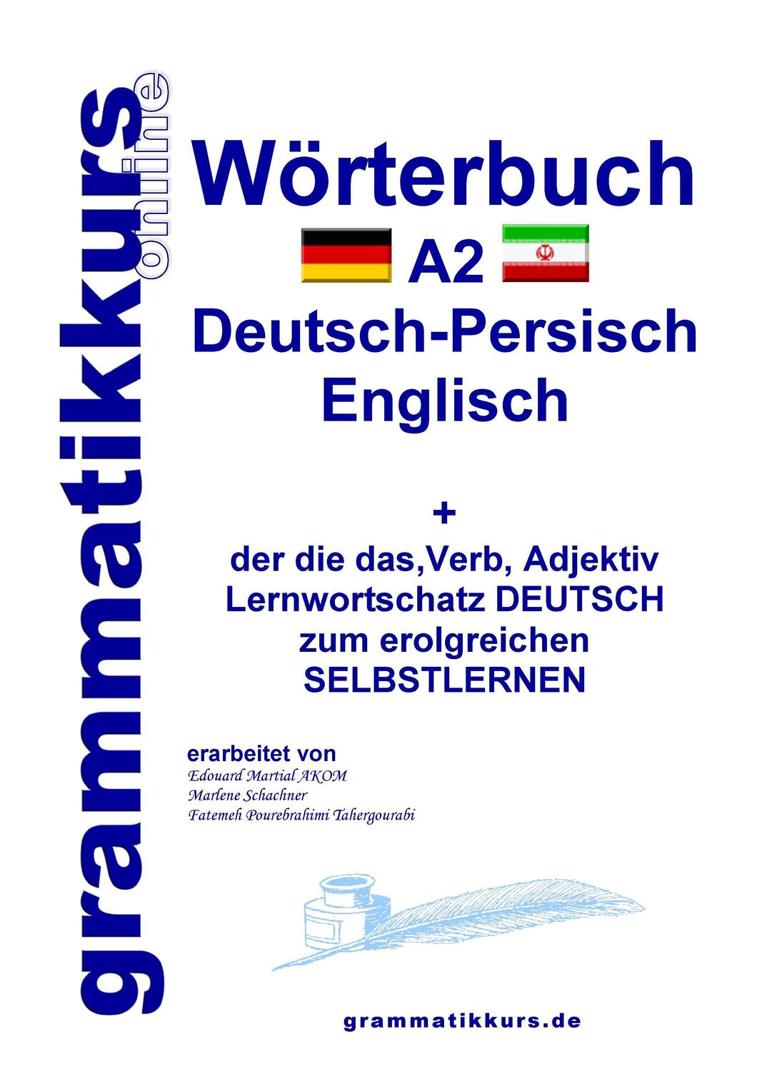 Cover: 9783739242613 | Wörterbuch Deutsch - Persisch - Farsi - Englisch A2 | Schachner | Buch