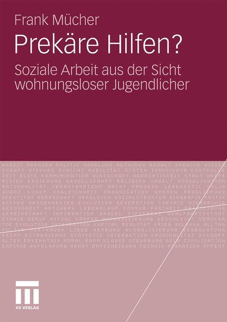 Cover: 9783531176529 | Prekäre Hilfen? | Frank Mücher | Taschenbuch | Paperback | Deutsch