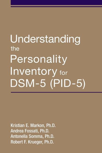 Cover: 9781615375110 | Understanding the Personality Inventory for DSM-5 (PID-5) | Buch