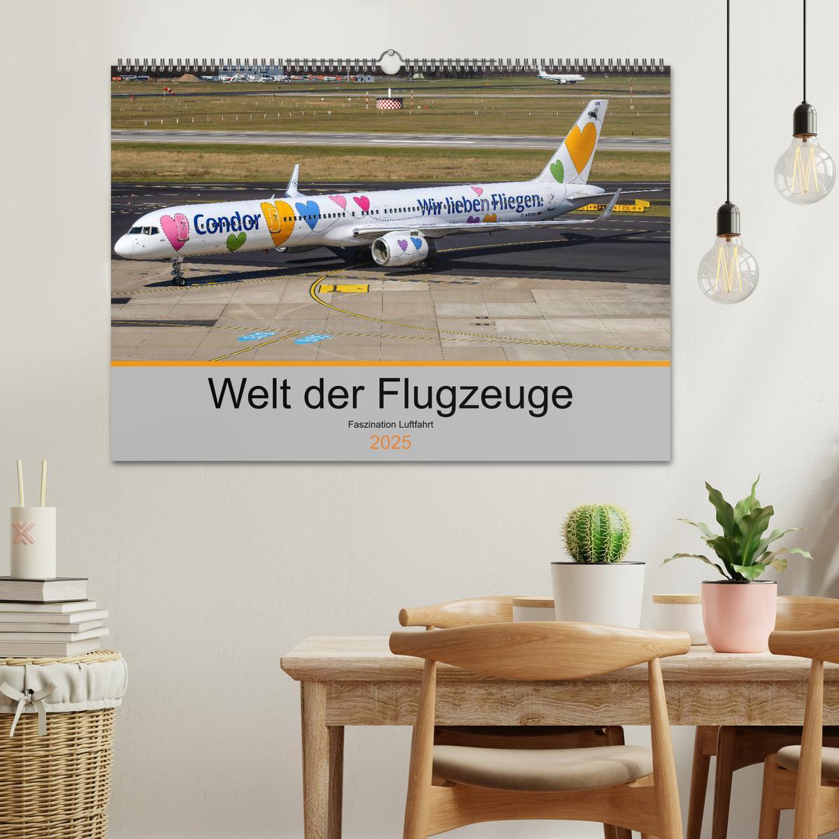 Bild: 9783435266760 | Welt der Flugzeuge - Faszination Luftfahrt 2025 (Wandkalender 2025...