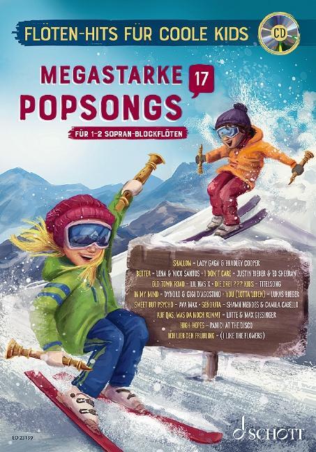 Cover: 9783795717537 | Megastarke Popsongs | Band 17. 1-2 Sopran-Blockflöten. Ausgabe mit CD.