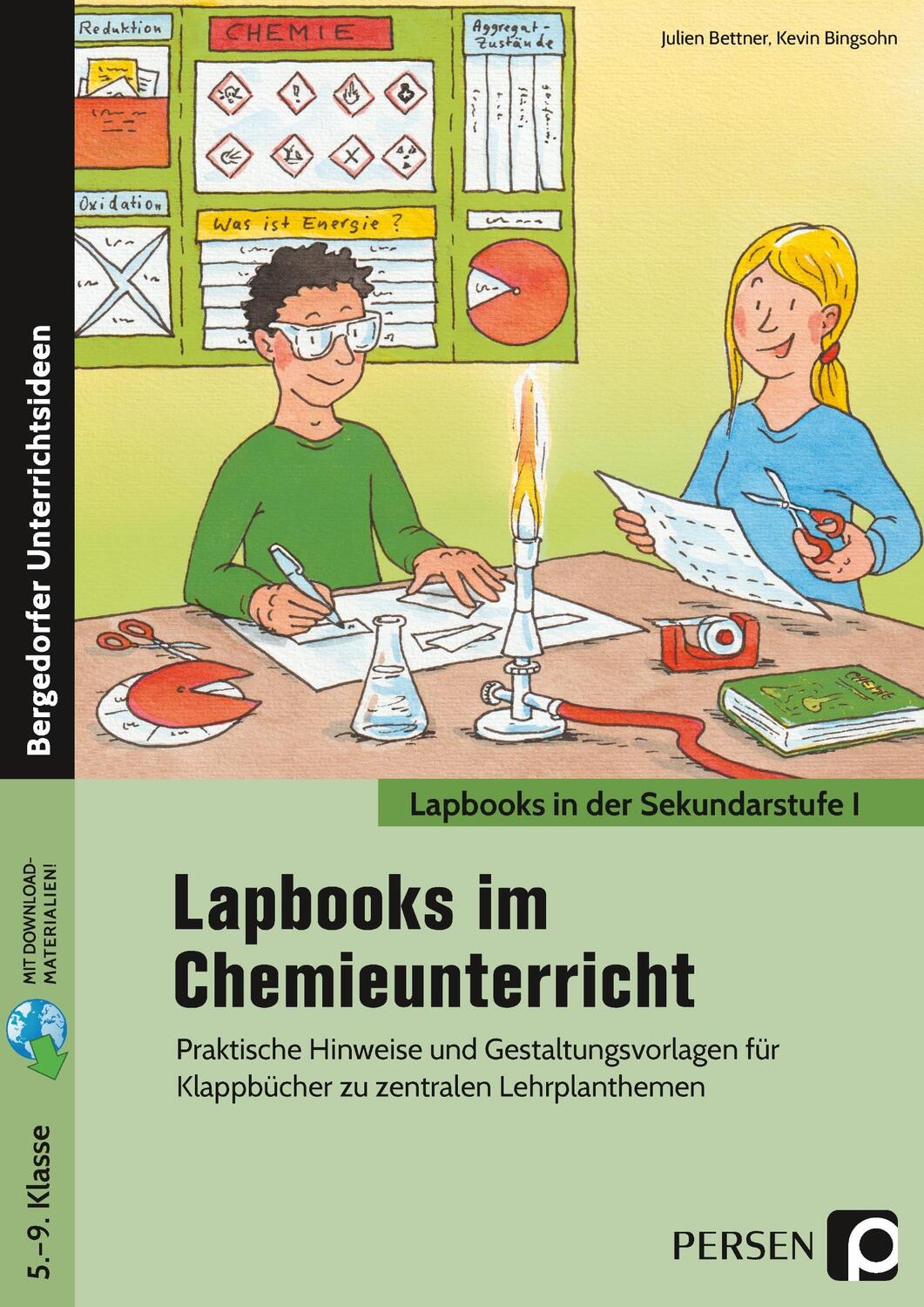 Cover: 9783403205760 | Lapbooks im Chemieunterricht - 5.-9. Klasse | Kevin Bingsohn (u. a.)