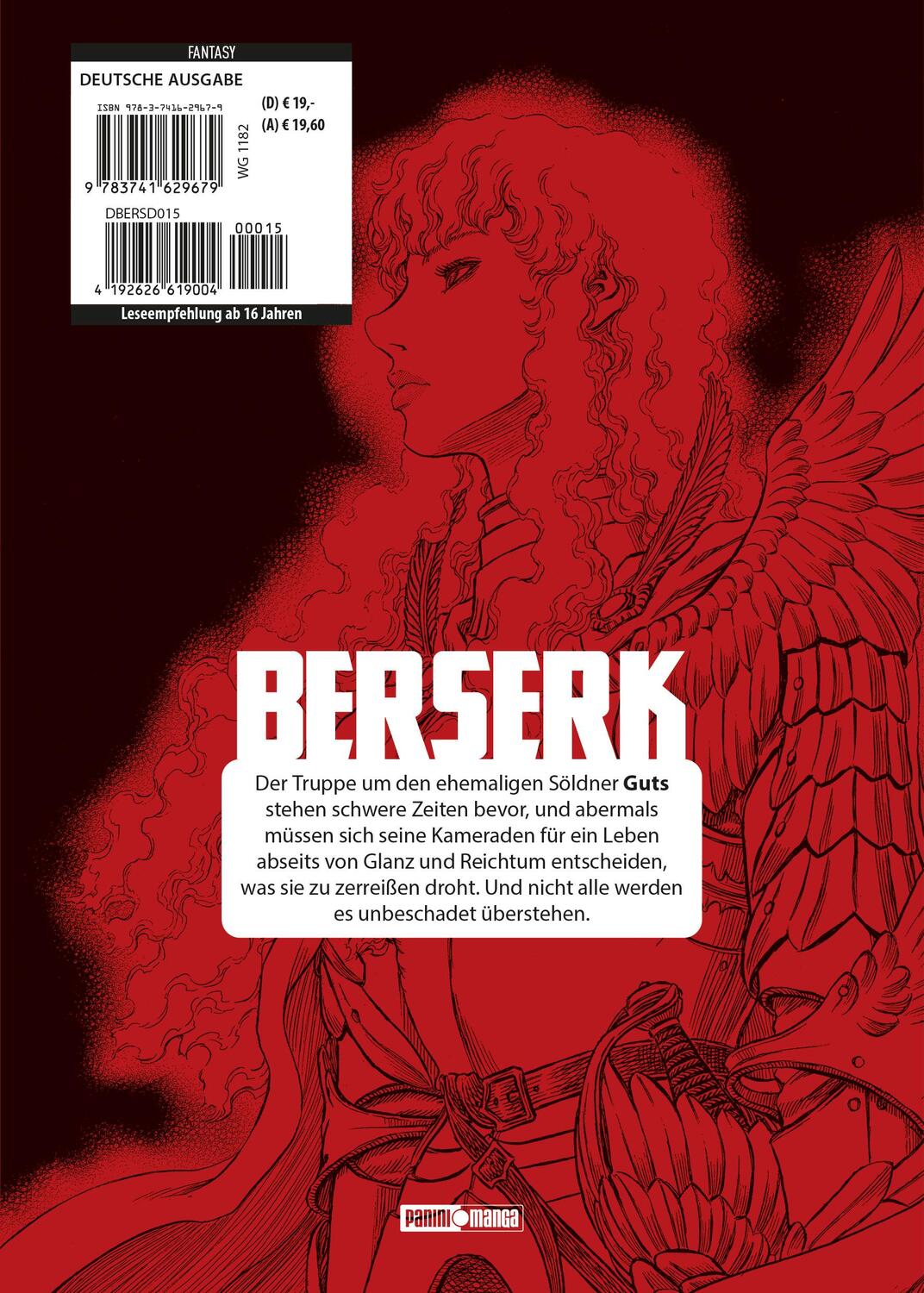 Rückseite: 9783741629679 | Berserk: Ultimative Edition 15 | Bd. 15 | Kentaro Miura | Taschenbuch