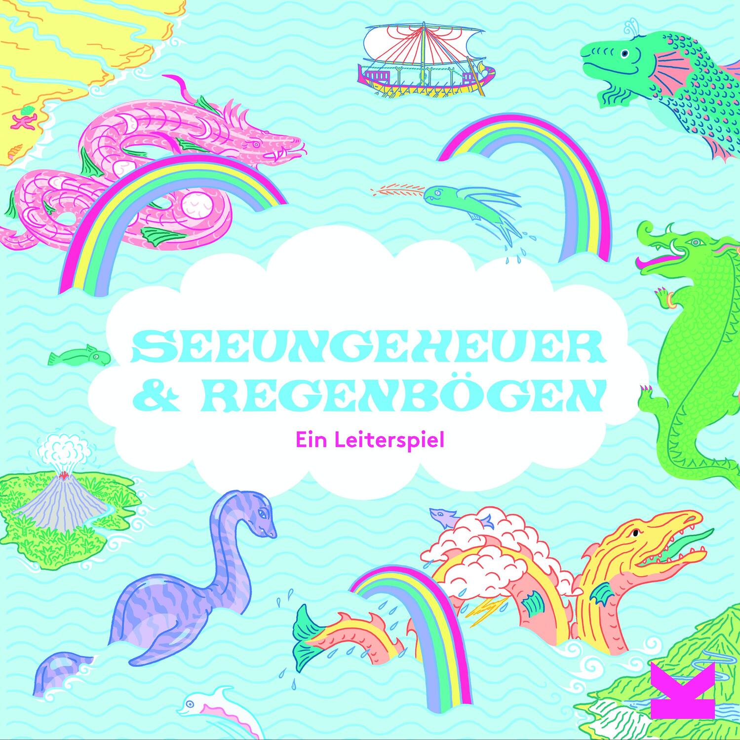 Cover: 9783962442132 | Seeungeheuer & Regenbögen | Ein Leiterspiel | Anna Claybourne | Stück