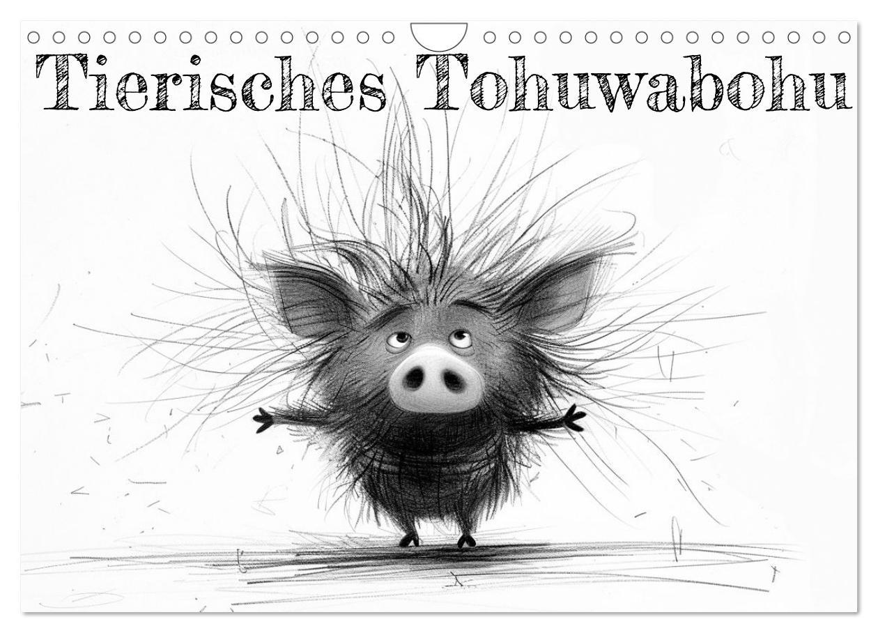 Cover: 9783457186336 | Tierisches Tohuwabohu (Wandkalender 2025 DIN A4 quer), CALVENDO...