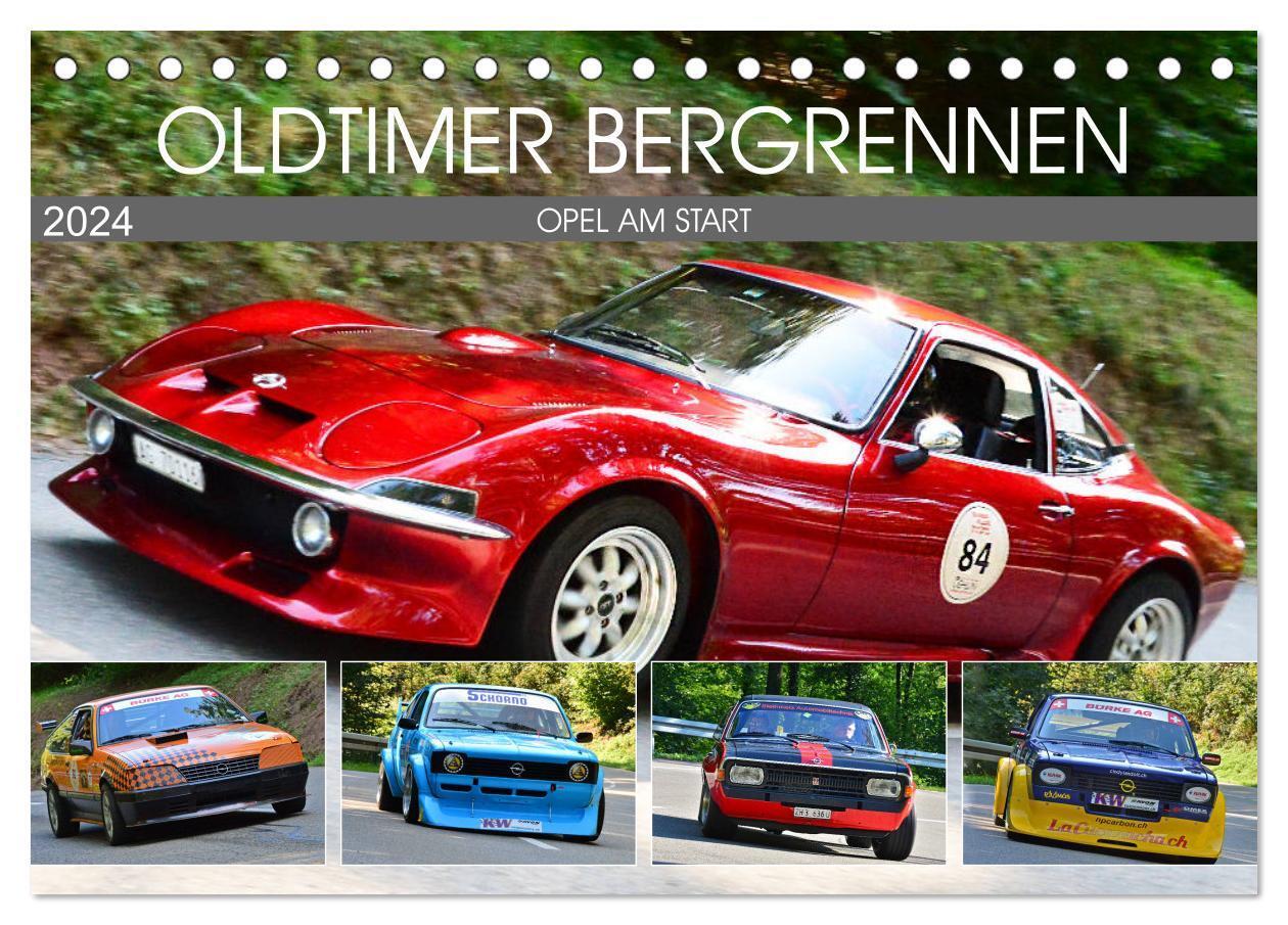 Cover: 9783675561229 | OLDTIMER BERGRENNEN - OPEL AM START (Tischkalender 2024 DIN A5...