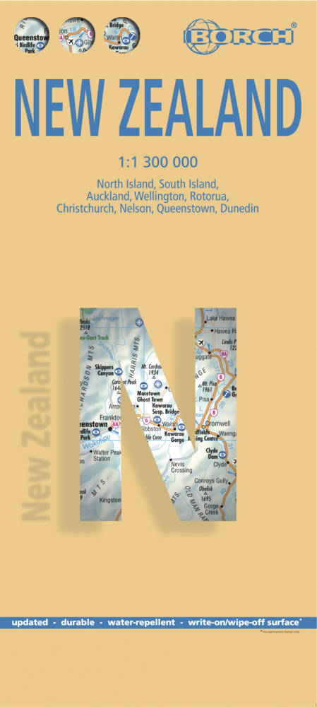 Cover: 9783866093706 | Borch Map Neuseeland. New Zealand | (Land-)Karte | Deutsch | 2001