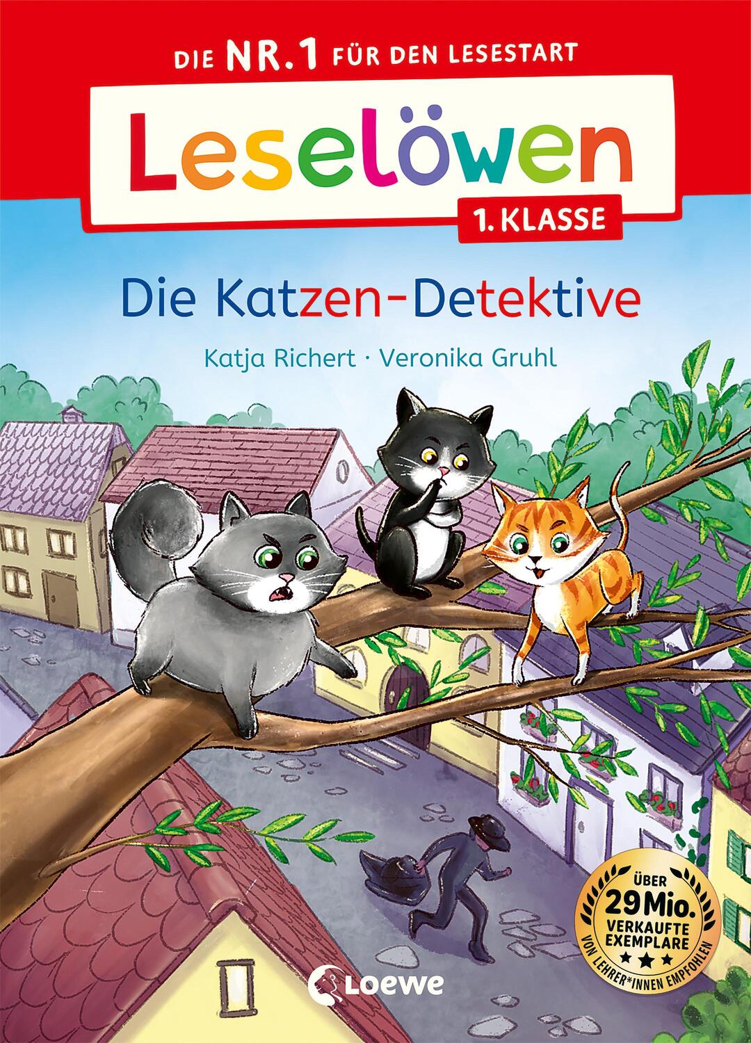 Cover: 9783743215047 | Leselöwen 1. Klasse - Die Katzen-Detektive | Katja Richert | Buch