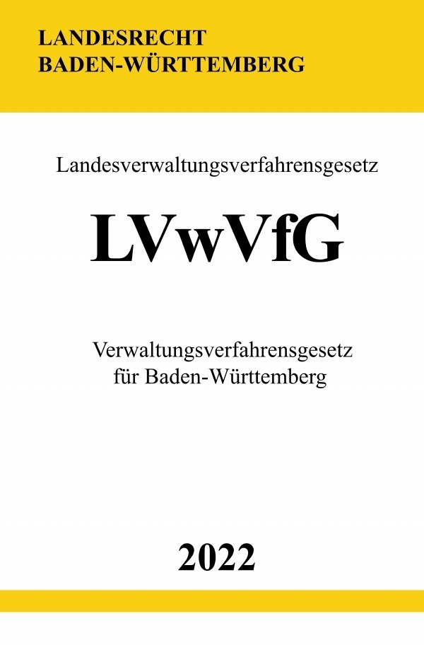 Cover: 9783754941287 | Landesverwaltungsverfahrensgesetz LVwVfG 2022 | Ronny Studier | Buch
