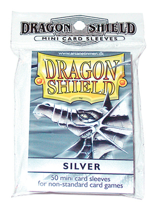 Cover: 5706569101084 | Dragon Shield Japanese size - Silver (50 ct. in bag) | Dragon Shield!