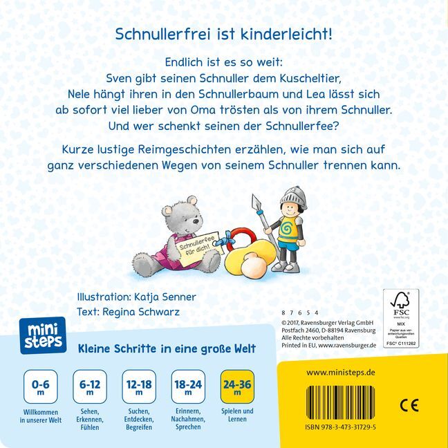 Bild: 9783473317295 | ministeps: Ich brauche keinen Schnuller mehr! | Ab 24 Monaten | Buch