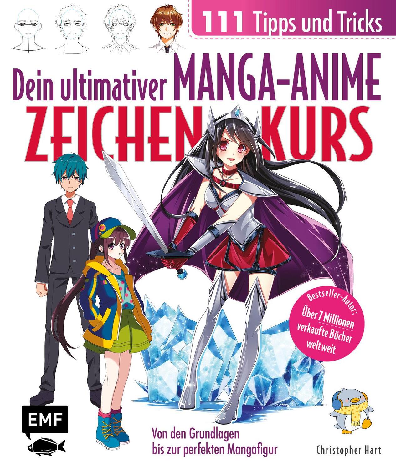 Cover: 9783960937579 | Dein ultimativer Manga-Anime-Zeichenkurs - 111 Tipps und Tricks -...