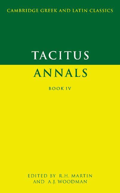 Cover: 9780521315432 | Tacitus | Annals Book IV | R. Martin (u. a.) | Taschenbuch | Paperback