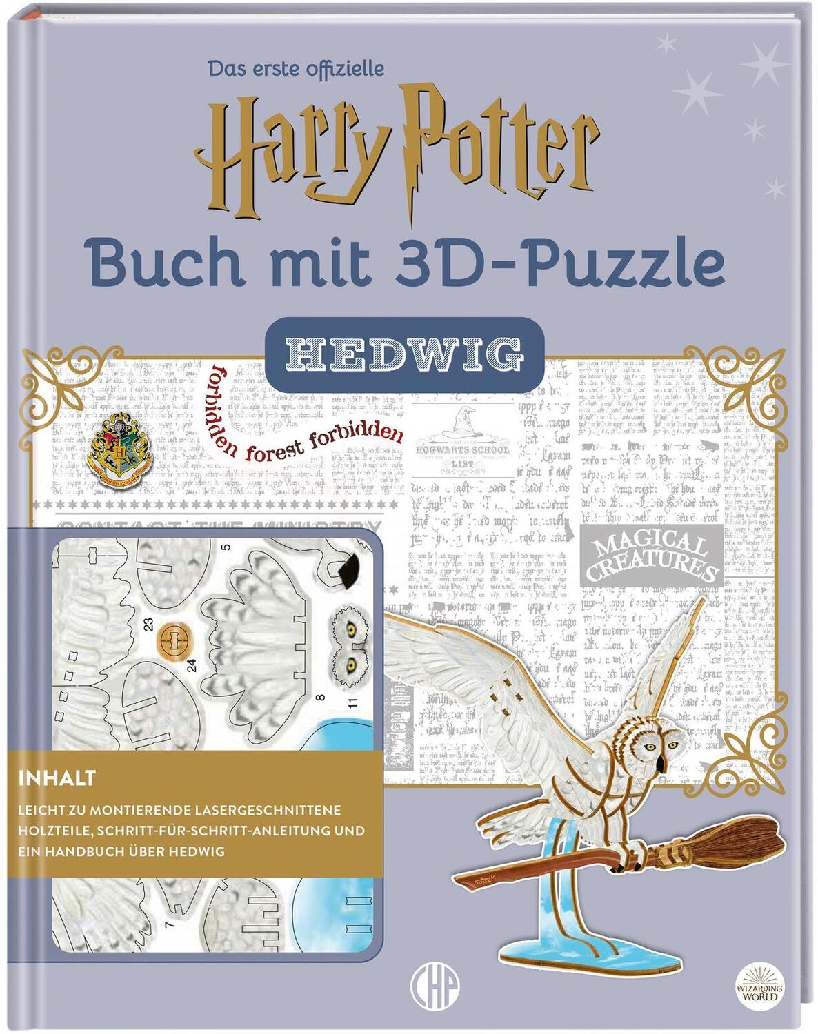 Cover: 9783845519104 | Harry Potter - Hedwig - Das offizielle Buch mit 3D-Puzzle Fan-Art