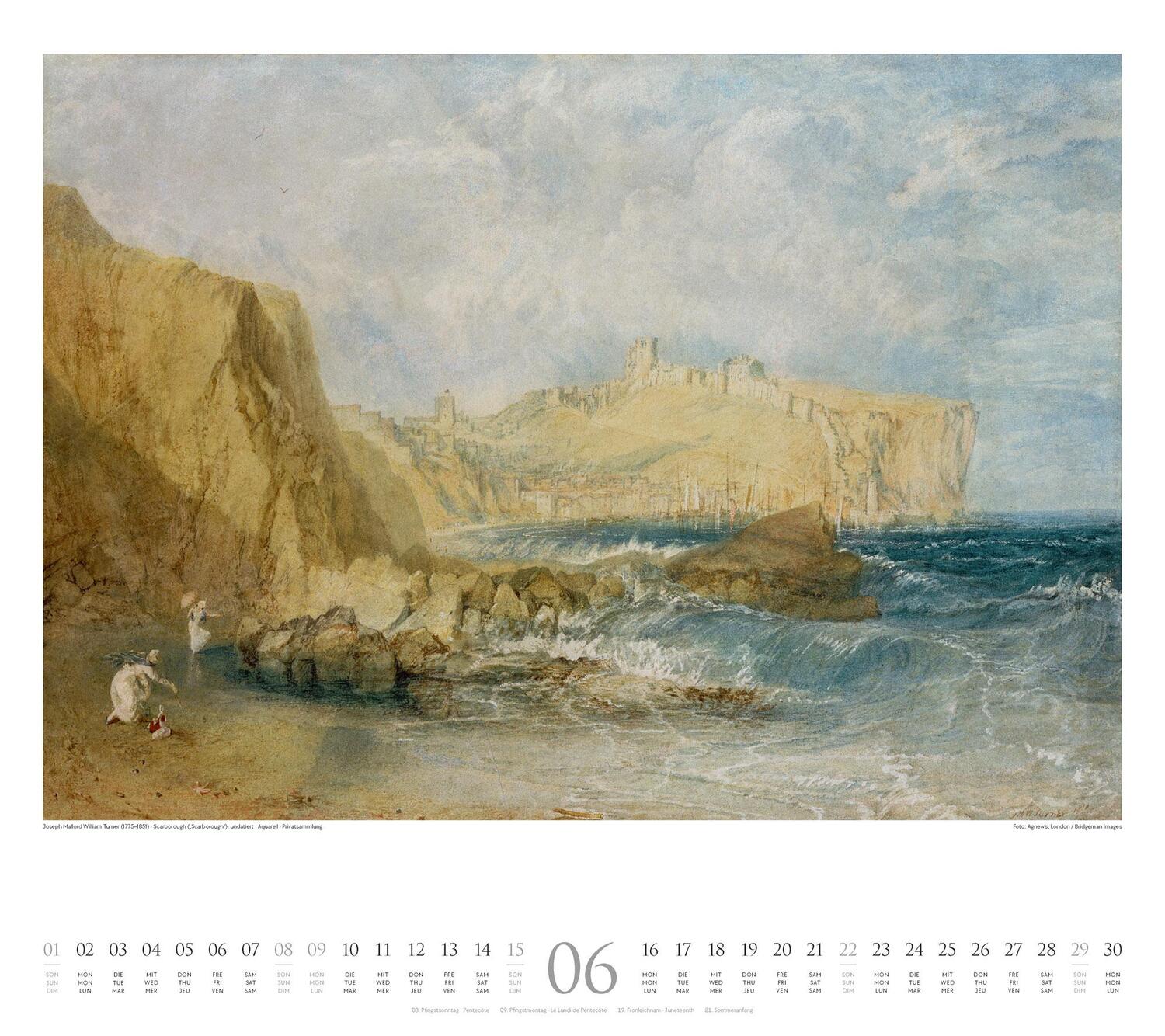 Bild: 9783838425658 | William Turner Kalender 2025 | William Turner (u. a.) | Kalender