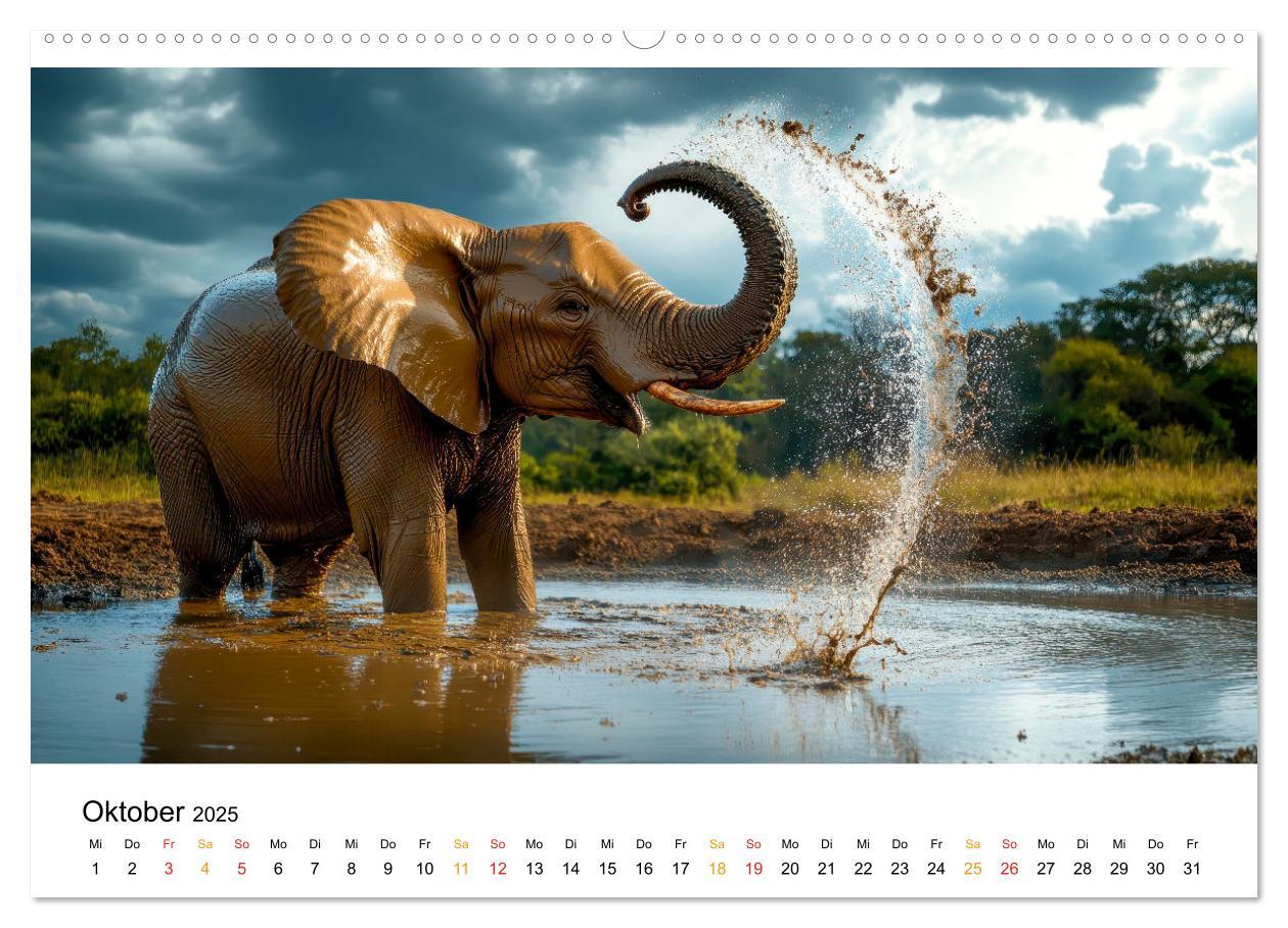 Bild: 9783457240533 | Elefanten - Riesen der Wildnis (hochwertiger Premium Wandkalender...