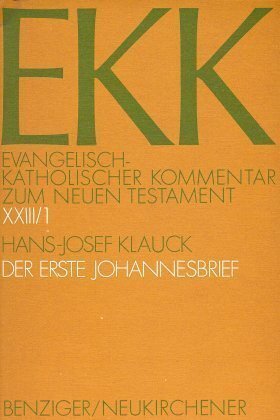 Cover: 9783545231221 | Der erste Johannesbrief. Tl.1 | EKK XXIII/1 | Hans J Klauck | Deutsch
