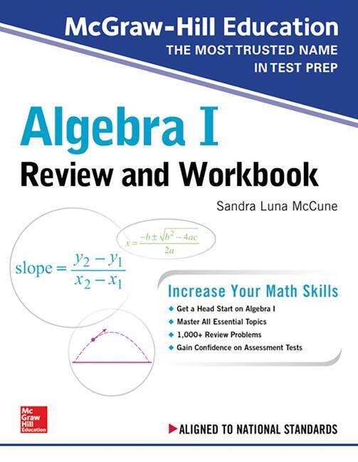 Cover: 9781260128949 | McGraw-Hill Education Algebra I Review and Workbook | Mccune | Buch