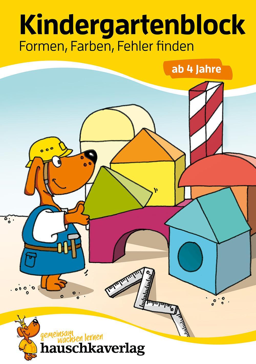 Cover: 9783881006217 | Kindergartenblock - Formen, Farben, Fehler finden ab 4 Jahre | Neumann