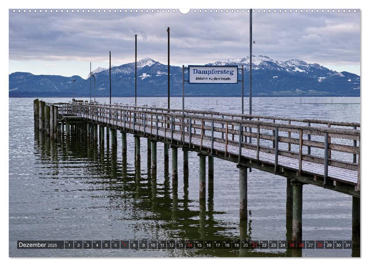 Bild: 9783435730896 | Stille Tage am Chiemsee (Wandkalender 2025 DIN A2 quer), CALVENDO...