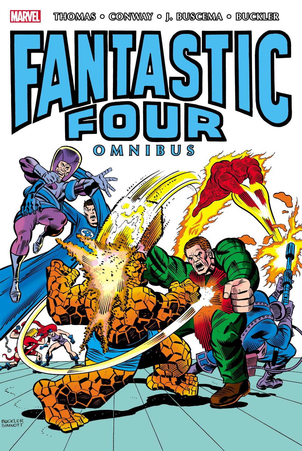 Cover: 9781302955526 | The Fantastic Four Omnibus Vol. 5 Rich Buckler Frightful Four Cover