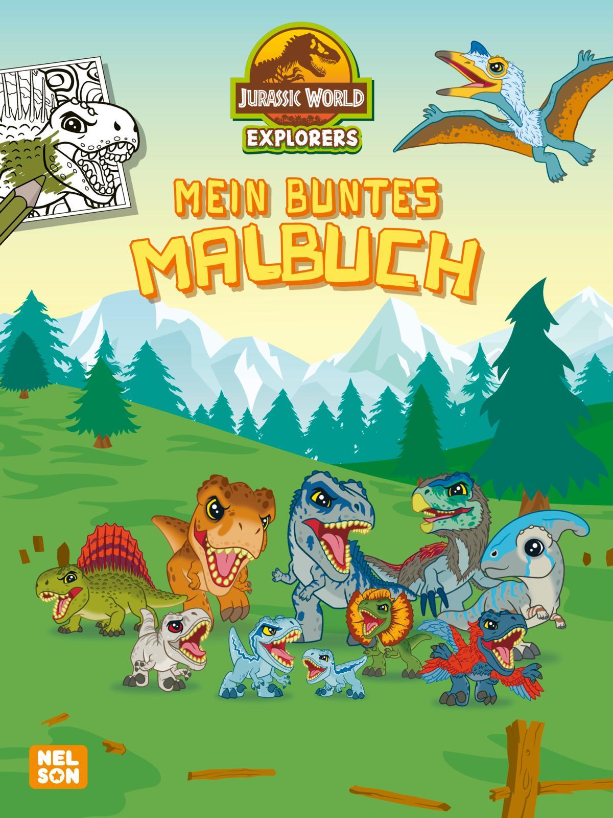 Cover: 9783845126760 | Jurassic World Explorers: Mein buntes Malbuch | Taschenbuch | 64 S.