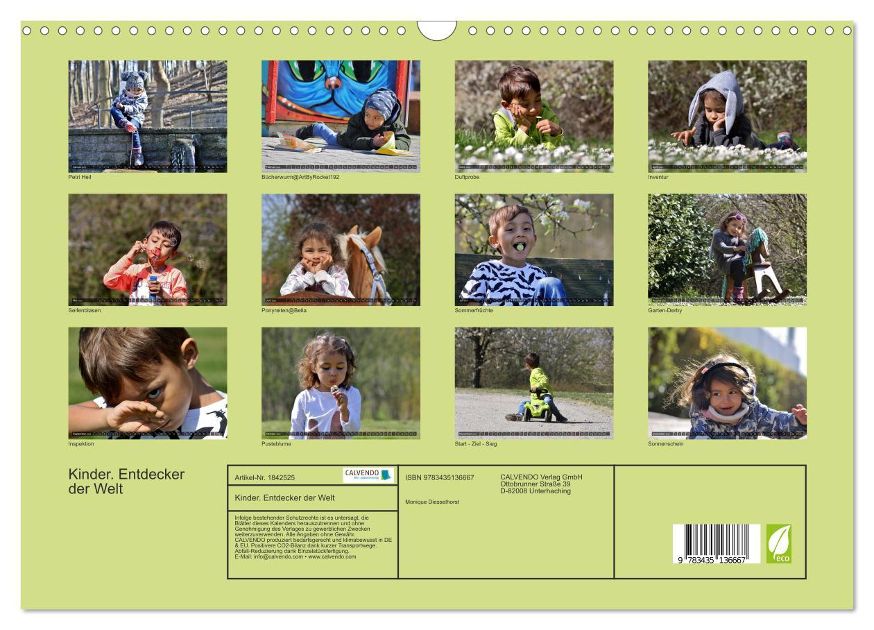 Bild: 9783435136667 | Kinder. Entdecker der Welt (Wandkalender 2025 DIN A3 quer),...