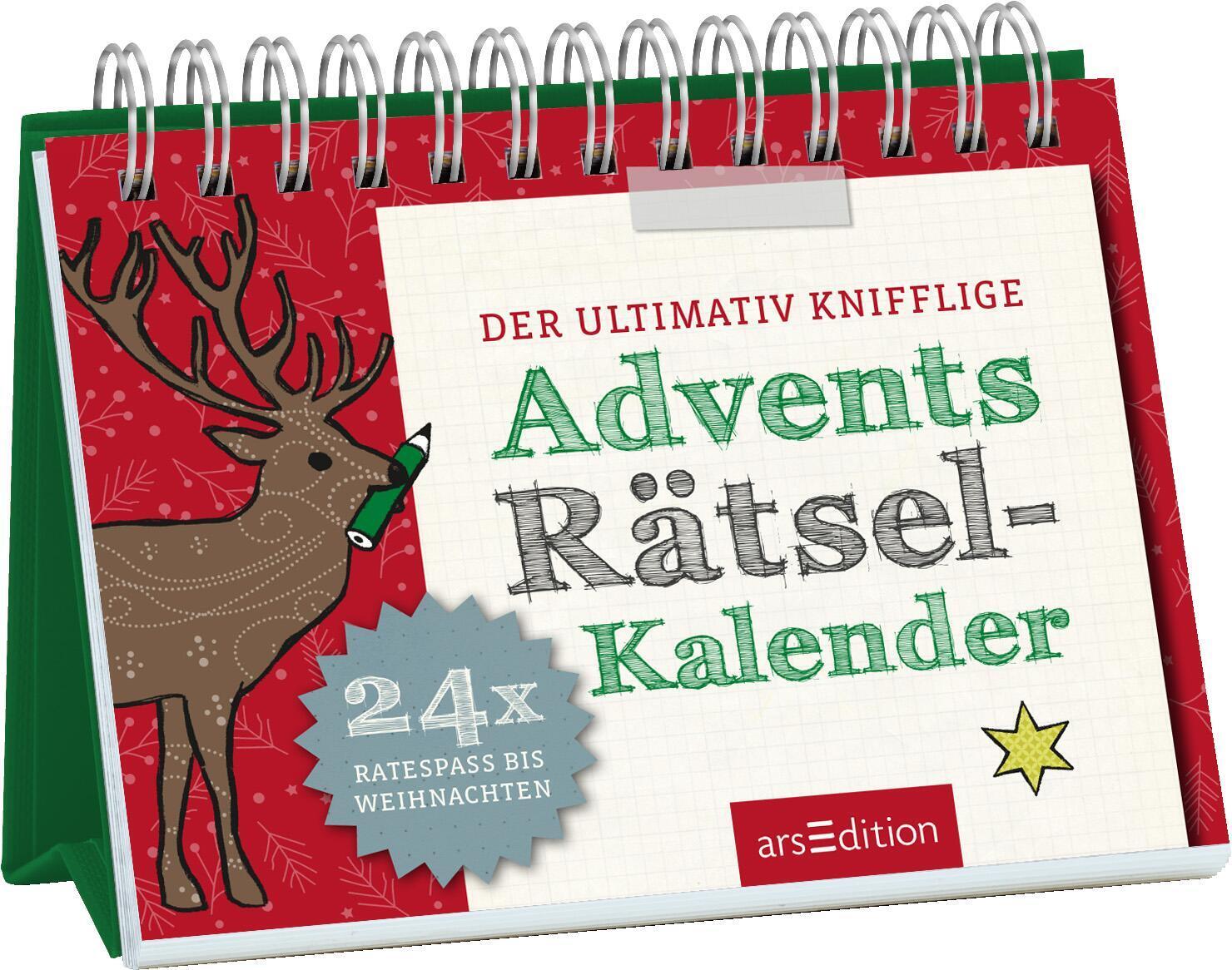Cover: 9783845840017 | Der ultimativ knifflige Advents-Rätsel-Kalender | Norbert Golluch