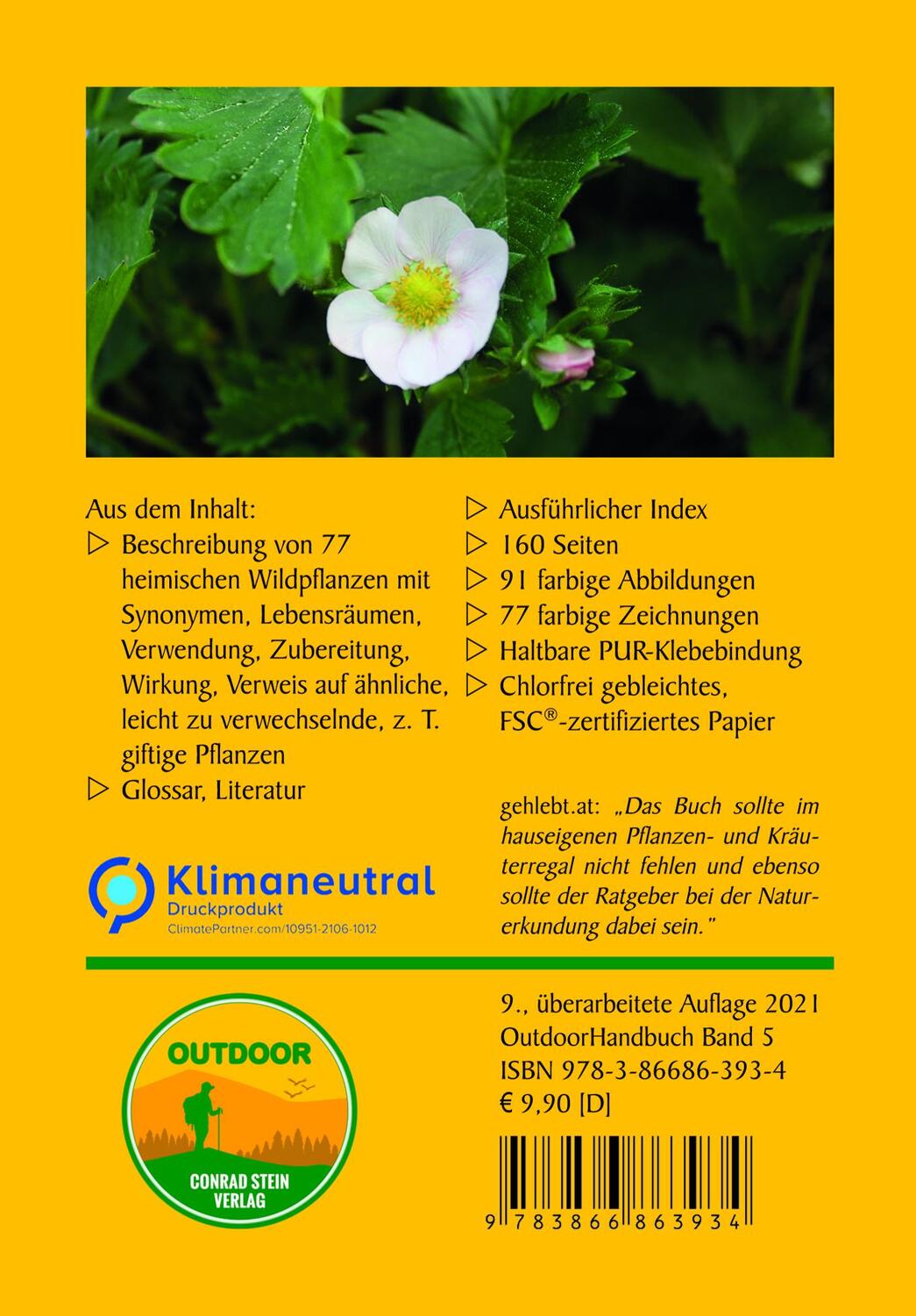 Rückseite: 9783866863934 | Essbare Wildpflanzen | Hartmut Engel (u. a.) | Taschenbuch | Deutsch