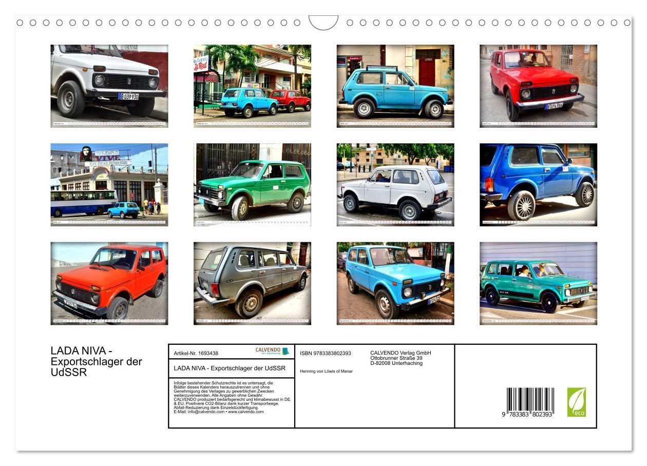 Bild: 9783383802393 | LADA NIVA - Exportschlager der UdSSR (Wandkalender 2025 DIN A3...