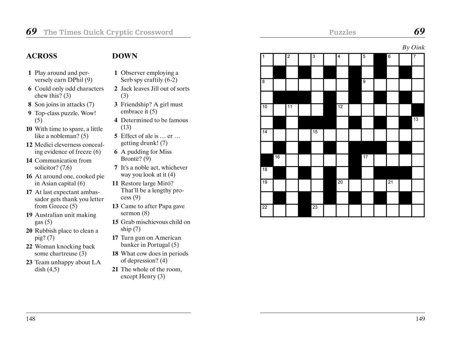 Bild: 9780008404260 | The Times Quick Cryptic Crossword: Book 6: 100 World-Famous...