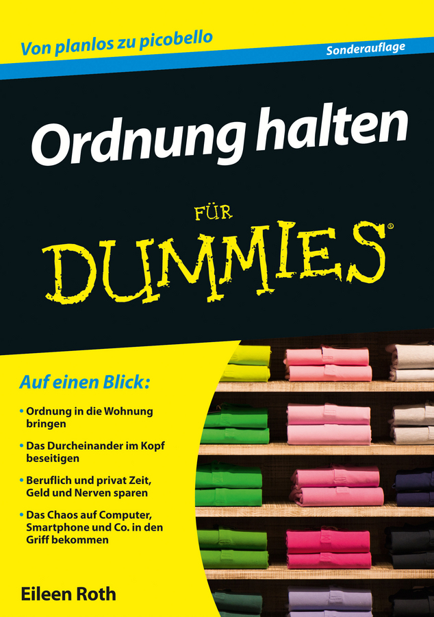 Cover: 9783527711604 | Ordnung halten für Dummies | Eileen Roth | Taschenbuch | 255 S. | 2015