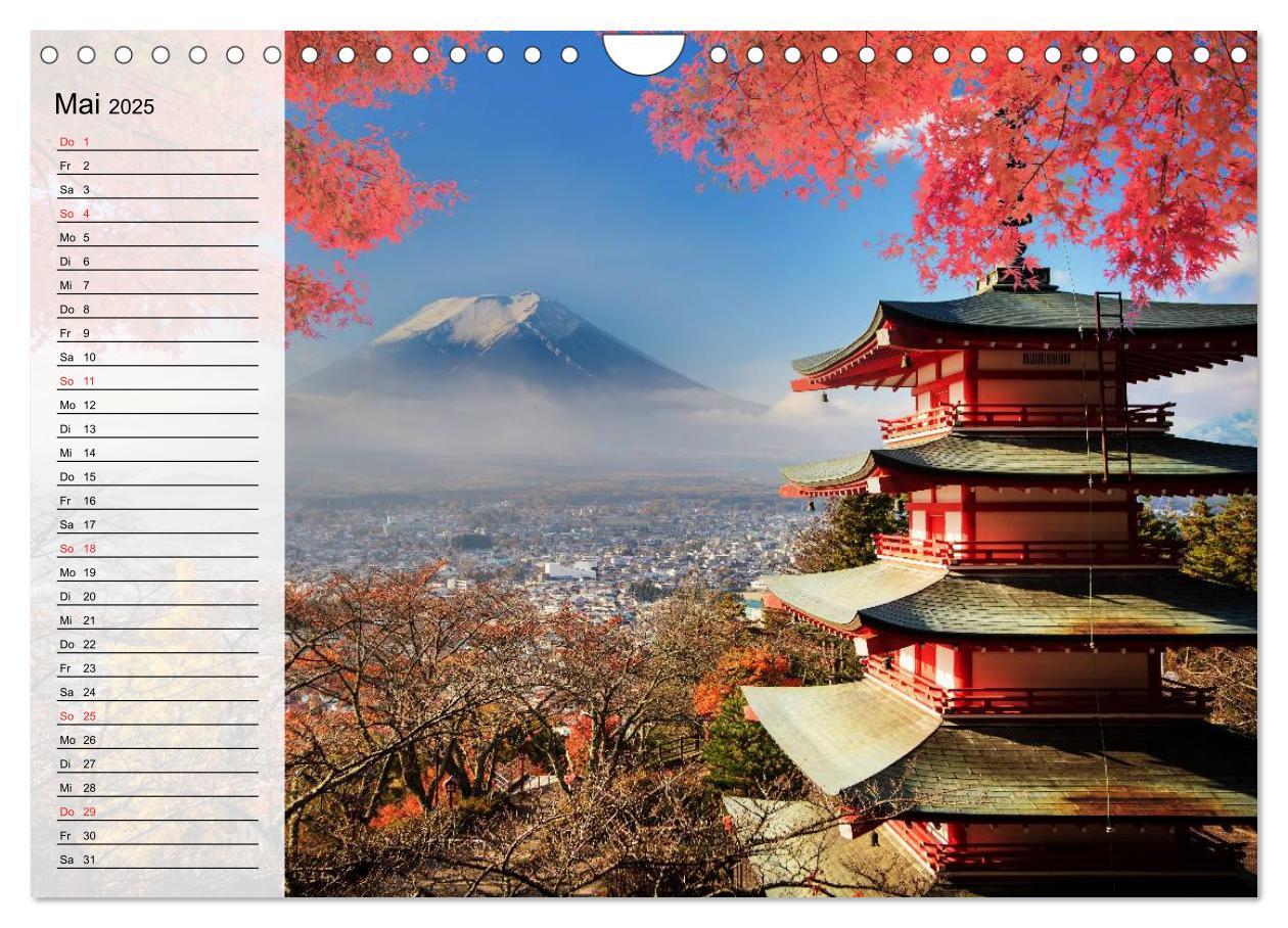 Bild: 9783435624584 | Japan. Im Land der aufgehenden Sonne (Wandkalender 2025 DIN A4...