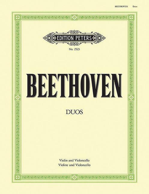 Cover: 9790577083179 | 3 Duos Woo 27 (Arranged for Violin and Cello): Originally for...