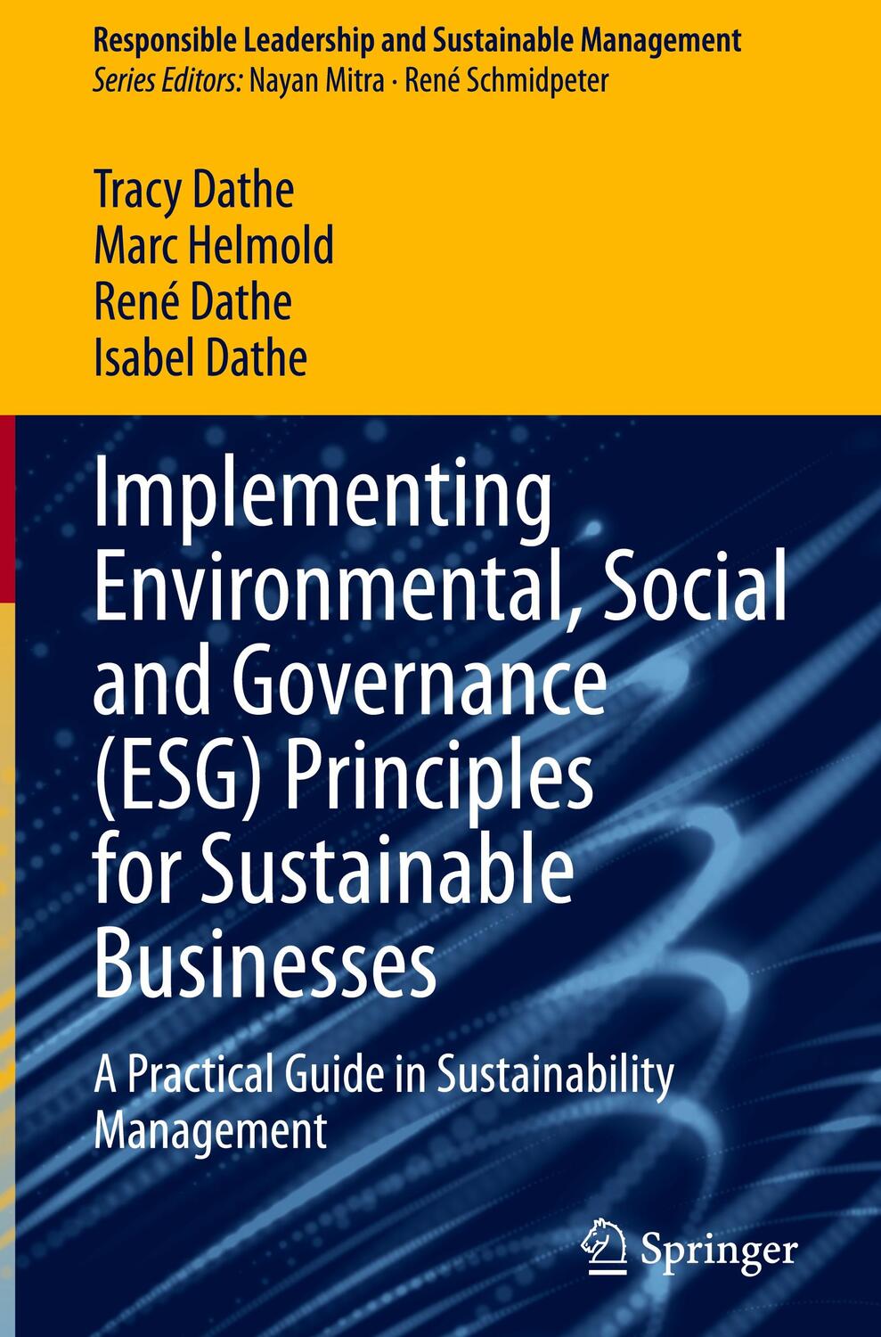 Cover: 9783031527333 | Implementing Environmental, Social and Governance (ESG) Principles...