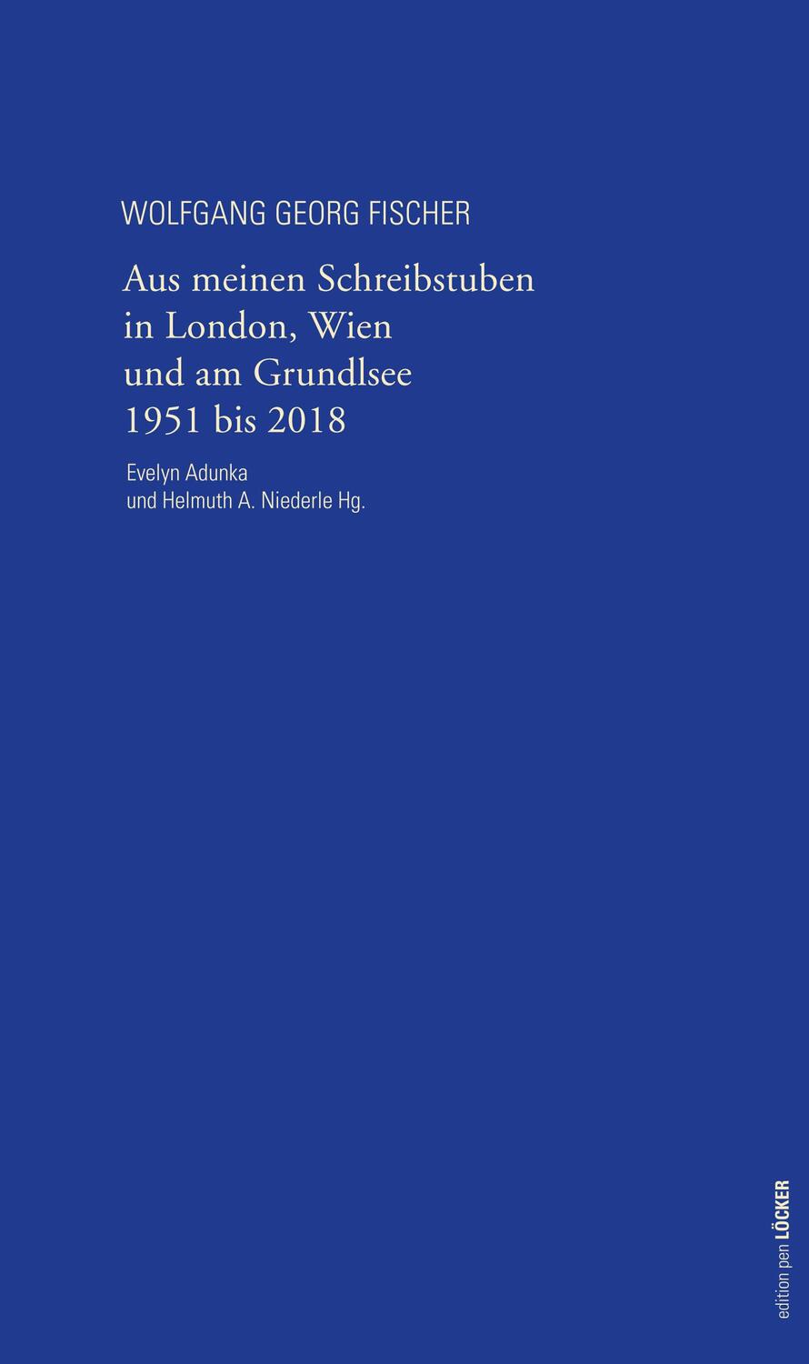 Cover: 9783854099444 | Aus meinen Schreibstuben in London, Wien und am Grundlsee 1951 bis...