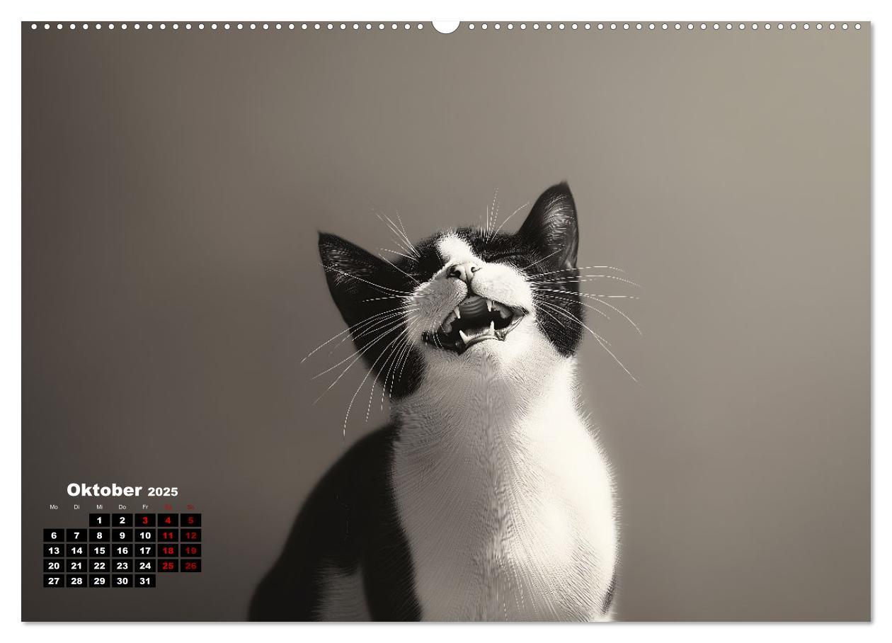 Bild: 9783457202128 | Auch Katzen lachen gern (hochwertiger Premium Wandkalender 2025 DIN...