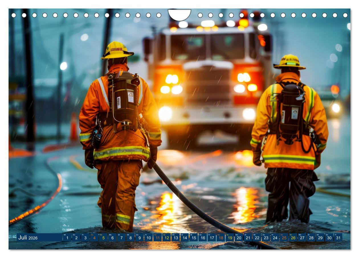 Bild: 9783457260425 | Im Bann der Rettung - Feuerwehr (Wandkalender 2026 DIN A4 quer),...