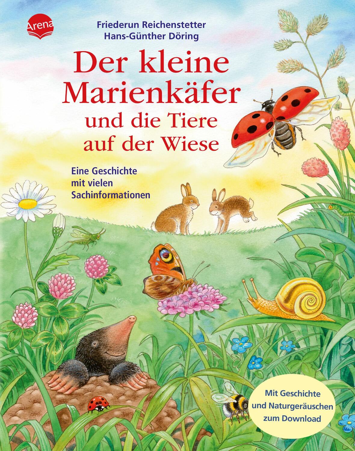 Cover: 9783401095493 | Der kleine Marienkäfer und die Tiere auf der Wiese | Buch | Audio-CD