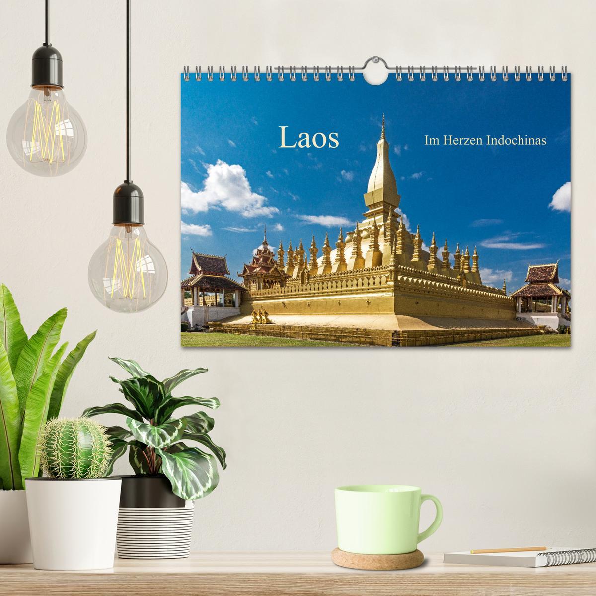 Bild: 9783435140213 | Laos - Im Herzen Indochinas (Wandkalender 2025 DIN A4 quer),...