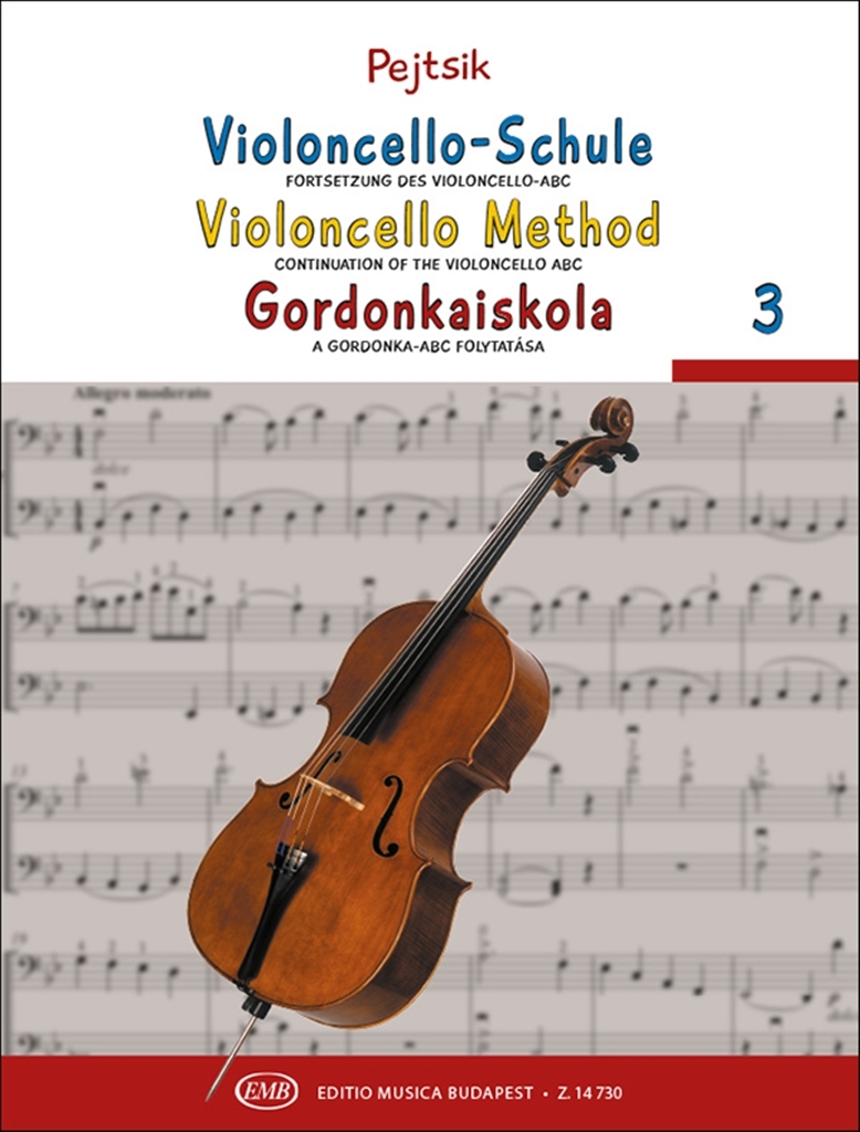 Cover: 9790080147306 | Violoncello ABC 3 | Arpad Pejtsik | EMB ABC Series | Buch | 2011