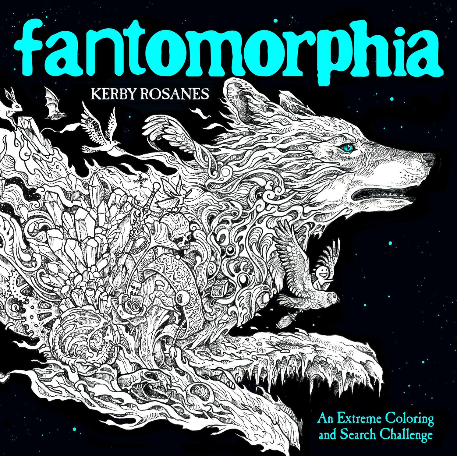 Cover: 9780525536727 | Fantomorphia | An Extreme Coloring and Search Challenge | Rosanes