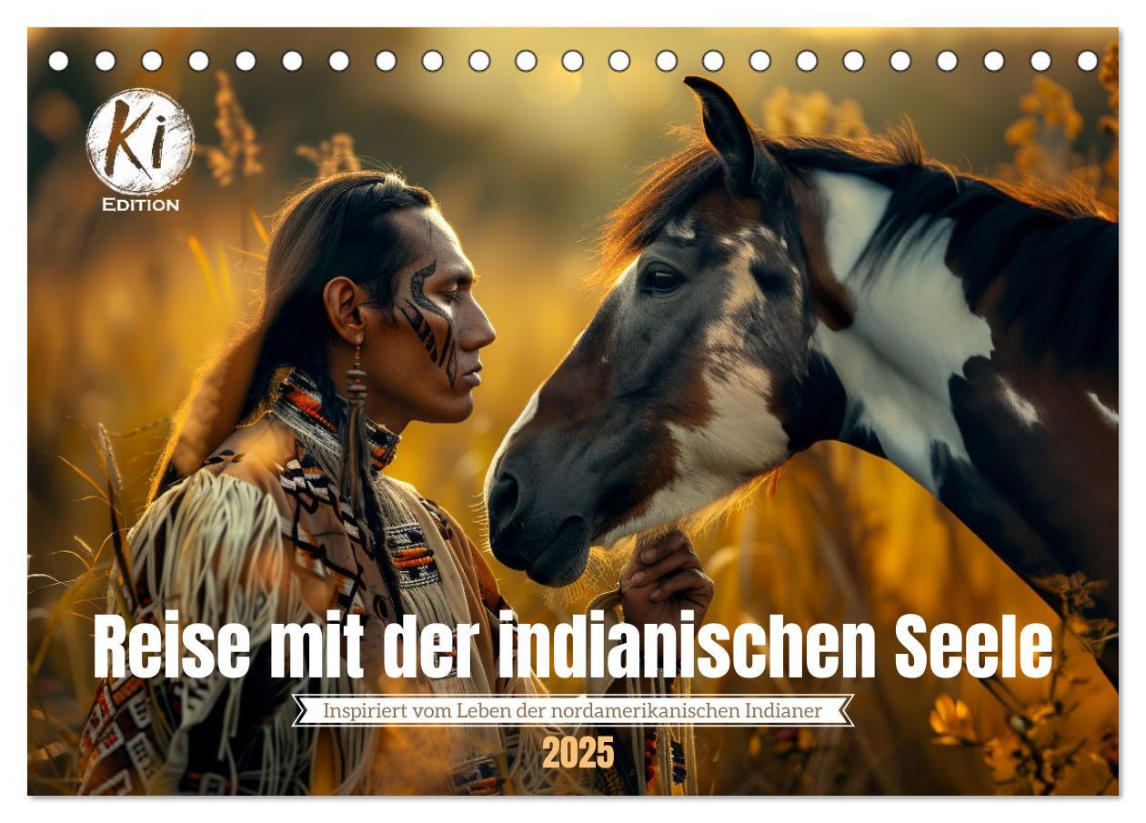 Cover: 9783383819278 | Reise mit der indianischen Seele (Tischkalender 2025 DIN A5 quer),...