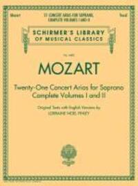 Cover: 9781617741067 | Mozart - 21 Concert Arias for Soprano: Schirmer Library of Classics...