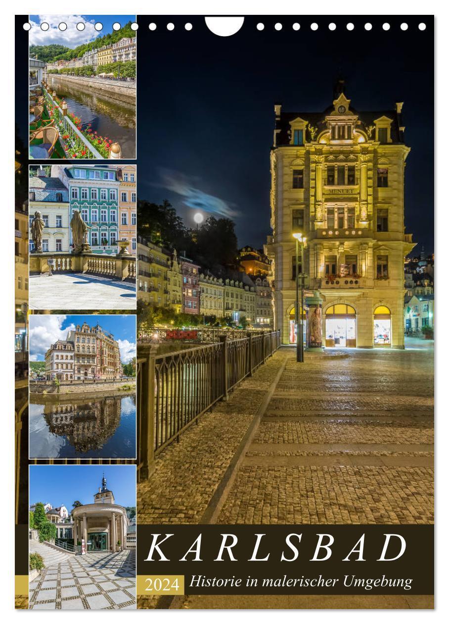 Cover: 9783675687509 | KARLSBAD Historie in malerischer Umgebung (Wandkalender 2024 DIN A4...