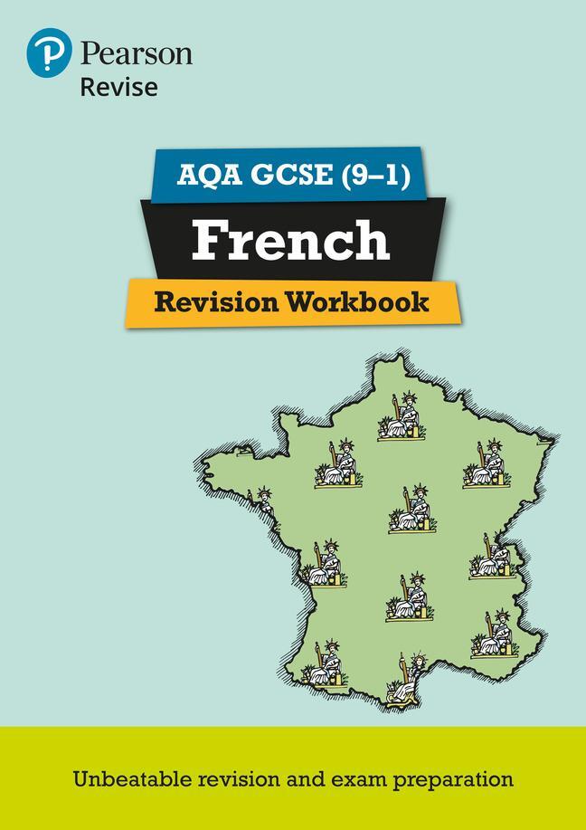 Cover: 9781292131351 | Pearson REVISE AQA GCSE French Revision Workbook - 2023 and 2024 exams
